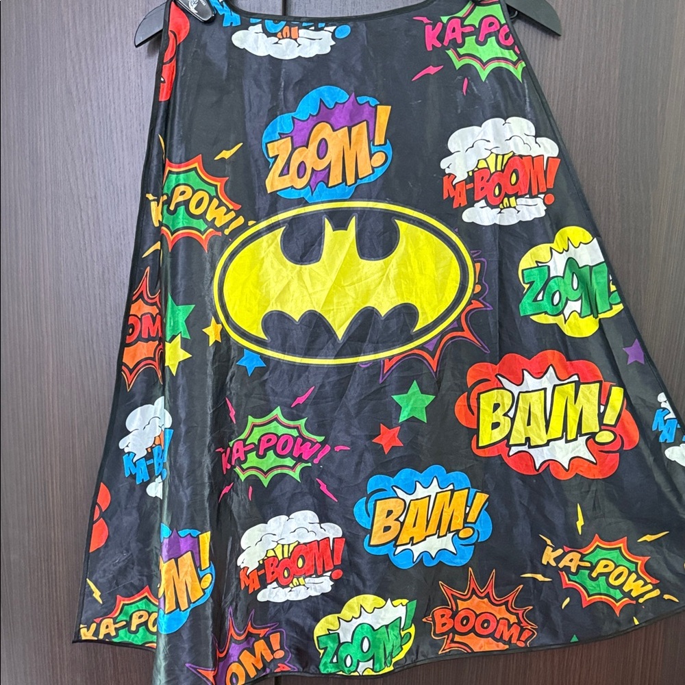 Kids Superhero Cape with Comic Print